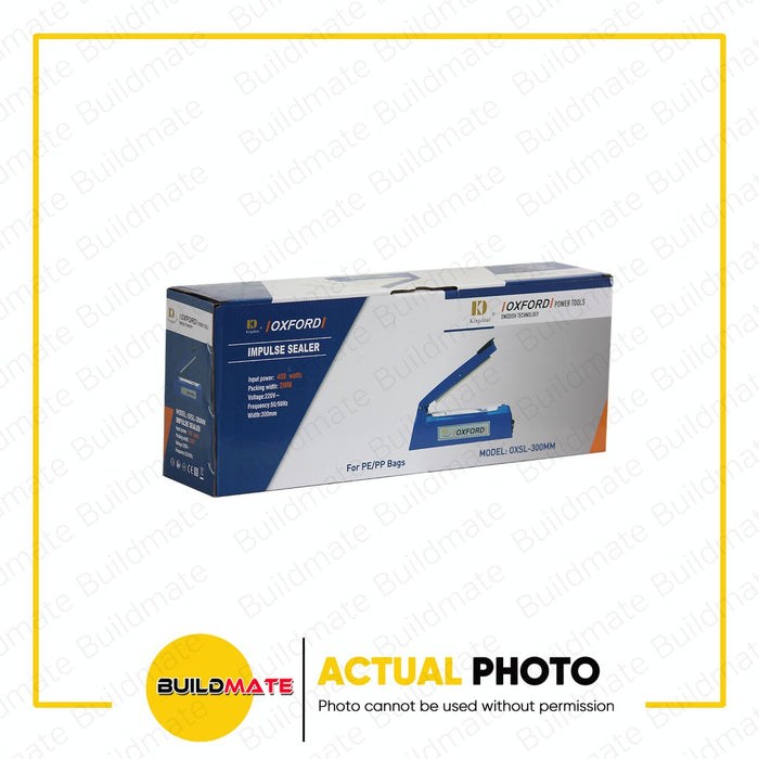 OXFORD Impulse Sealer 12" Plastic Body OXSL300-12" •BUILDMATE•