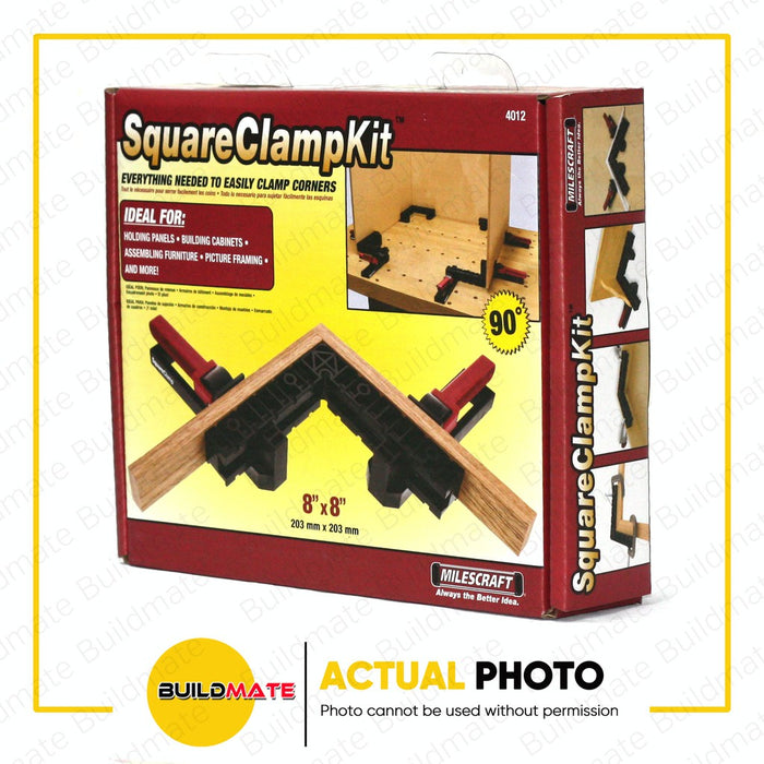 MILESCRAFT Square Clamp Kit 8"X8" #4012 •BUILDMATE•