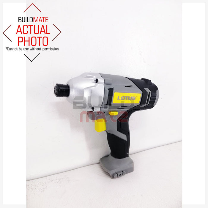 [BUNDLE] LOTUS X-LINE Cordless 1/4" Impact Driver 18V LTDR18VLI + LTFC1800 + LTBP18G-2 •BUILDMATE• LCPT