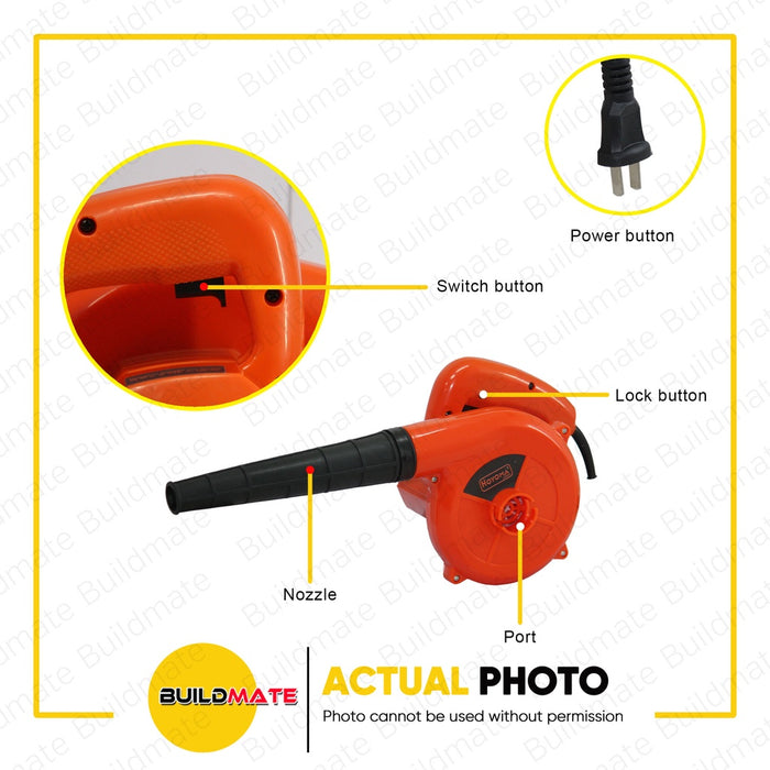 BUILDMATE Hoyoma | Mailtank Electric Air Blower 600W Hand Operated Dust Cleaner With Dust Bag & Vacuum Function Blow Machine Power Tools SH15 / HT-EB600