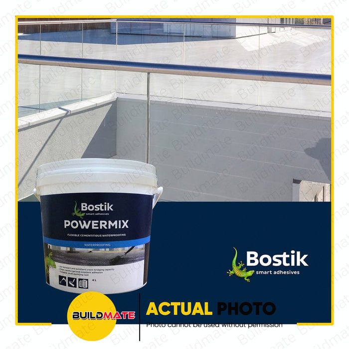 BOSTIK Powermix Flexible Cementitious Water Proofing 4L 1GALLON •BUILDMATE•