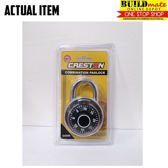 CRESTON Dial Combination Padlock 50mm C2250