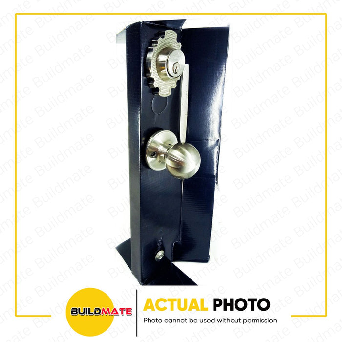 BUILDMATE Powerhouse PRO SERIES Entrance Handle Set PH8001SNET Satin Nickel Finish - PHDH