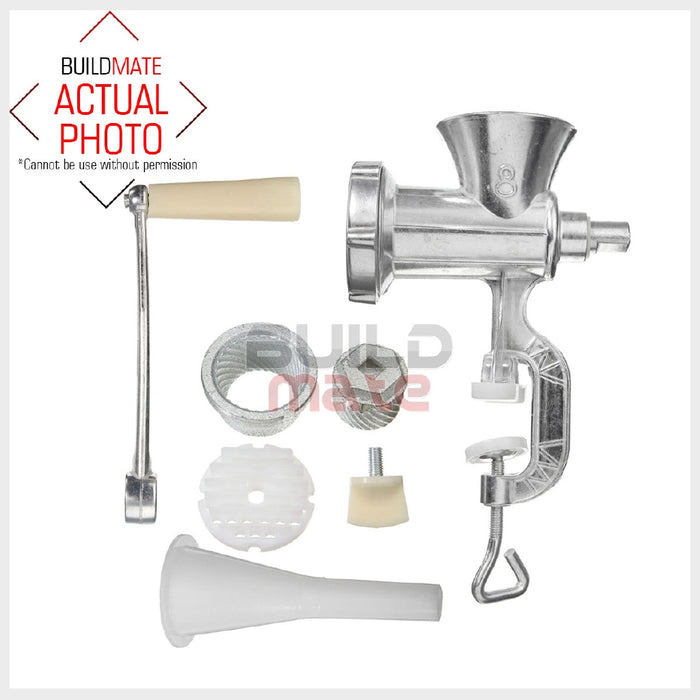Aluminum Manual Meat Mincer (Table Vise) #8 •BUILDMATE•