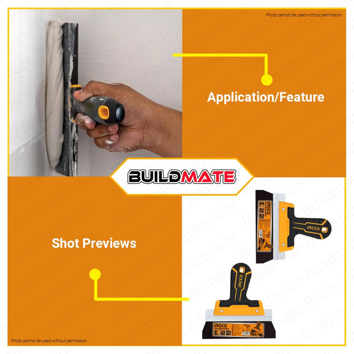 INGCO Drywall Taping Knives 8" 200mm HPUT78200 •BUILDMATE• HT2
