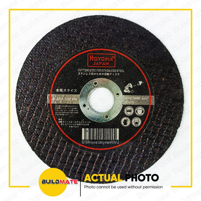 [WHOLESALE] HOYOMA 10PCS Cutting Disc Wheel 4" FOR STAINLESS ONLY •BUILDMATE• HYMA