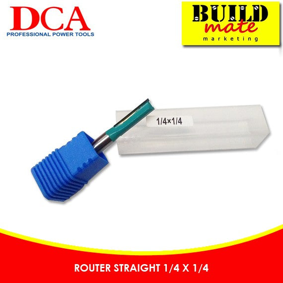 DCA Router Straight 1/4 x 1/4