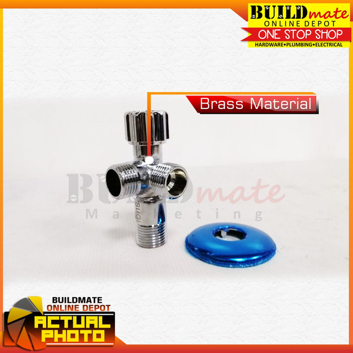 SUGI JAPAN 3 Way Angle Valve 1/2" x 1/2" B3AV-1/2" •BUILDMATE•