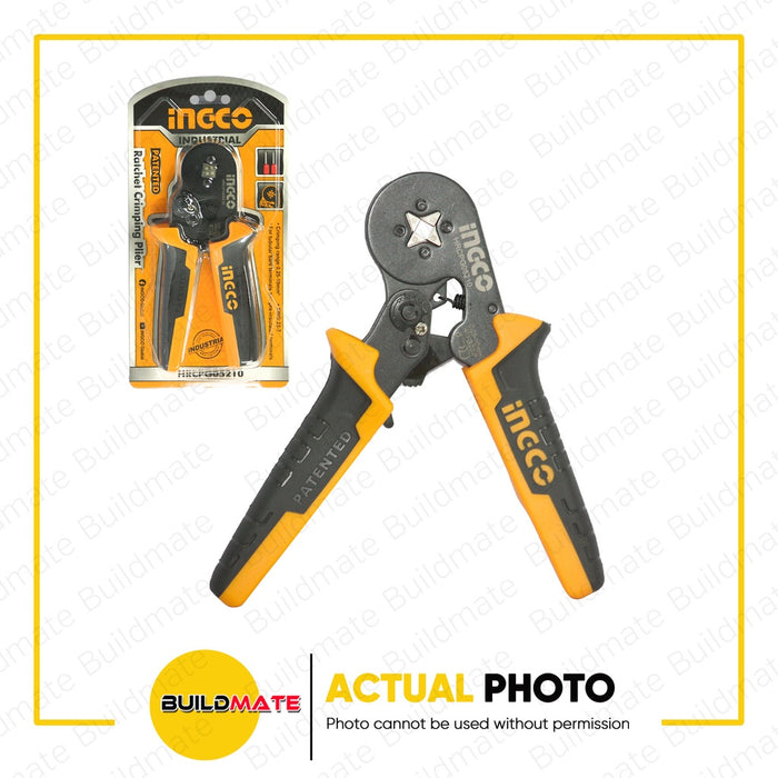 INGCO Ratchet Crimping Plier 6" HRCPG05210 •BUILDMATE• IHT