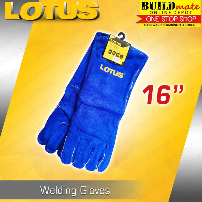 LOTUS Welding Gloves Side Split Cowhide 16" •BUILDMATE• LHT