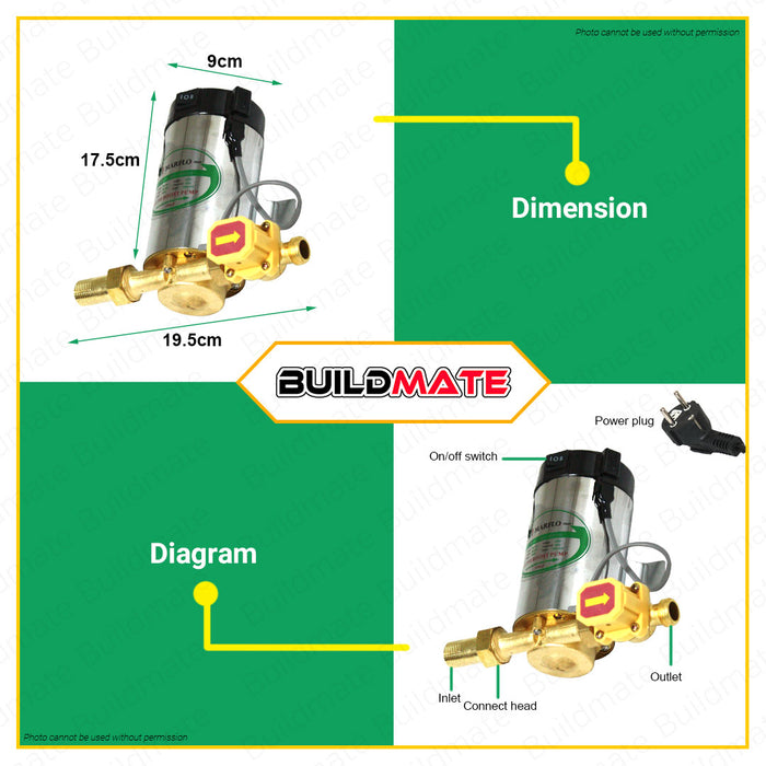 MARFLO Auto Automatic Boost Booster Pump MF-ABP100 •BUILDMATE•