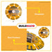 INGCO Dry Diamond Disc 5" DMD011301 SUITABLE FOR WLC30001 •BUILDMATE• IHT