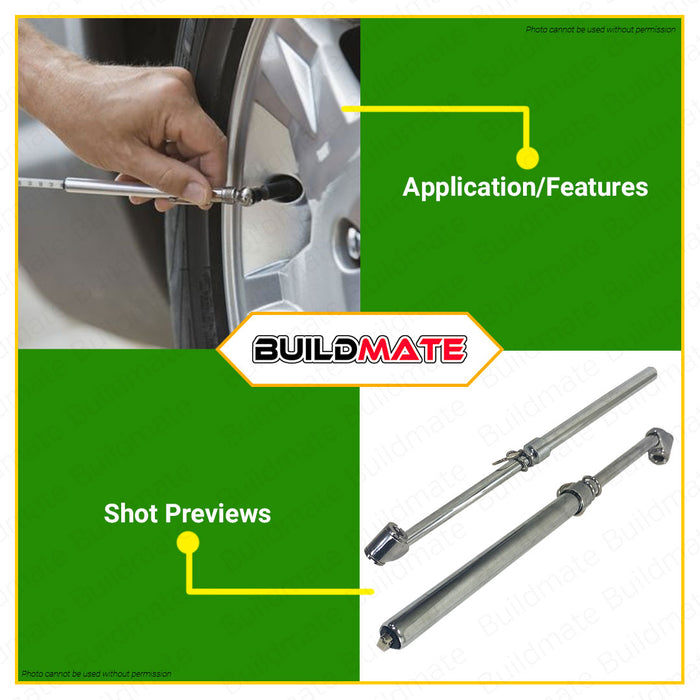 HOYOMA JAPAN Dual Tire Pressure Gauge 160PSI H8302 •BUILDMATE•