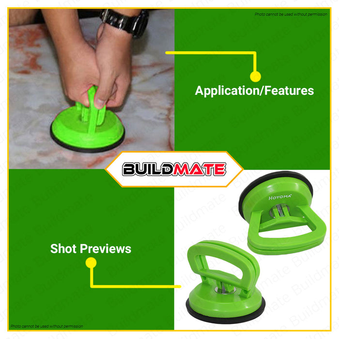 HOYOMA JAPAN Single Head Glass Sucker Suction Lifter 35kg HT-SHS01 •BUILDMATE•