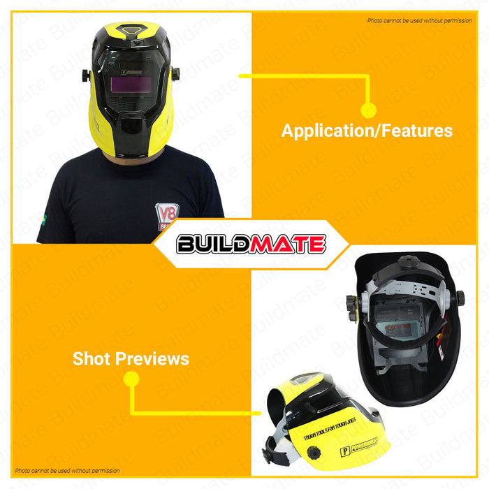 POWERHOUSE USA Ultimate Series Auto Darkening Welding Helmet •BUILDMATE• PHI