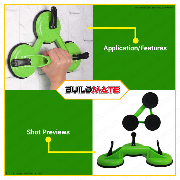 HOYOMA JAPAN Three Head Suction 100kg HT-THS03 •BUILDMATE•