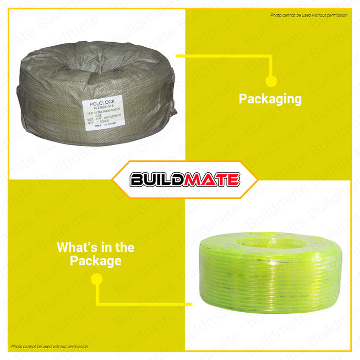 Extra Thick Plastic Level Hose 150m 5/16" For Gardening and Aquarium SOLD PER ROLL •BUILDMATE•