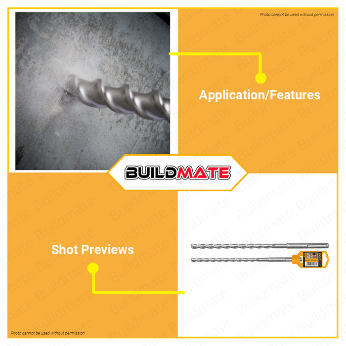 INGCO SDS Max Masonry Rotary Hammer Drill Bit 28x540mm DBH1242805 •BUILDMATE• IHT