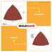 INGCO Delta Sanding Sheets 20 PCS/SET AKTS080201•BUILDMATE• IHT
