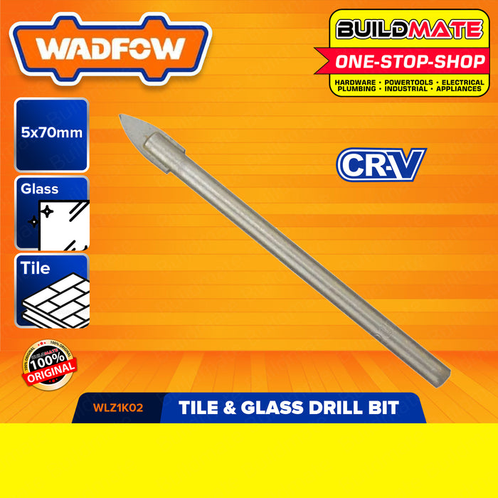 BUILDMATE Wadfow Tile and Glass Drill Bit 4x65mm - 12x97mm Glass and Tile Drill Bit Carbide Tipped Drill Bit Glass Drilling Tool Tile and Glass Cutting Bit Diamond Coated Drill Bit Tile Cutter Glass and Tile Drilling Accessory • WHT