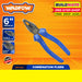WADFOW Combination Pliers 6" Inch | 7" Inch | 8" Inch [SOLD PER PIECE] Polish & Anti-Rust Oil Hand Tools Multifunction Tools Wire Cutting Pliers Crimping Pliers Pulling and Nails Removing WPL1926 | WPL1927 | WPL1928 •BUILDMATE• WHT