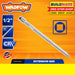 BUILDMATE Wadfow Drive Extension Bar 1/2" Inch CR-V Extension Rod Bar Socket 125MM / 250MM SOLD PER PIECE - WHT