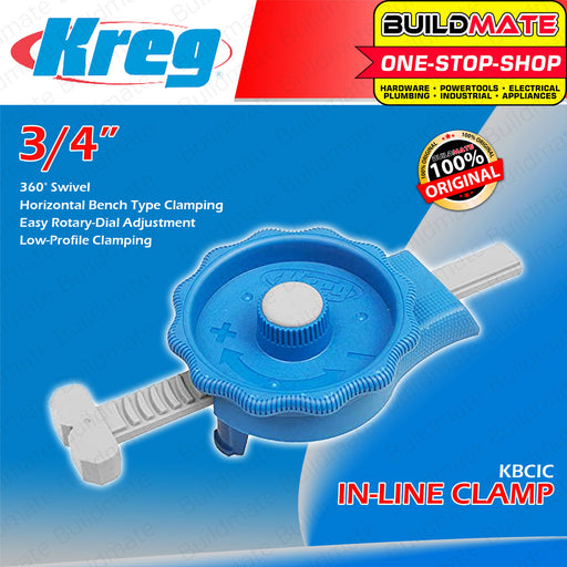 KREG In Line Clamp 3/4" KBCIC Woodworking DIY Tools •BUILDMATE•