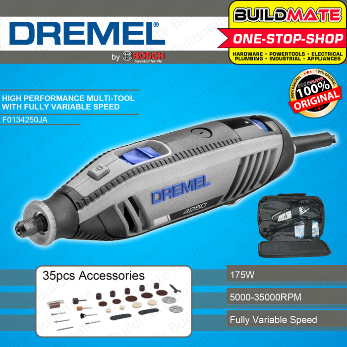 DREMEL ORIGINAL Electric Mini Drill Grinder Engraver Pen Electric Rotary Tool Grinding F0134250JA •BUILDMATE•
