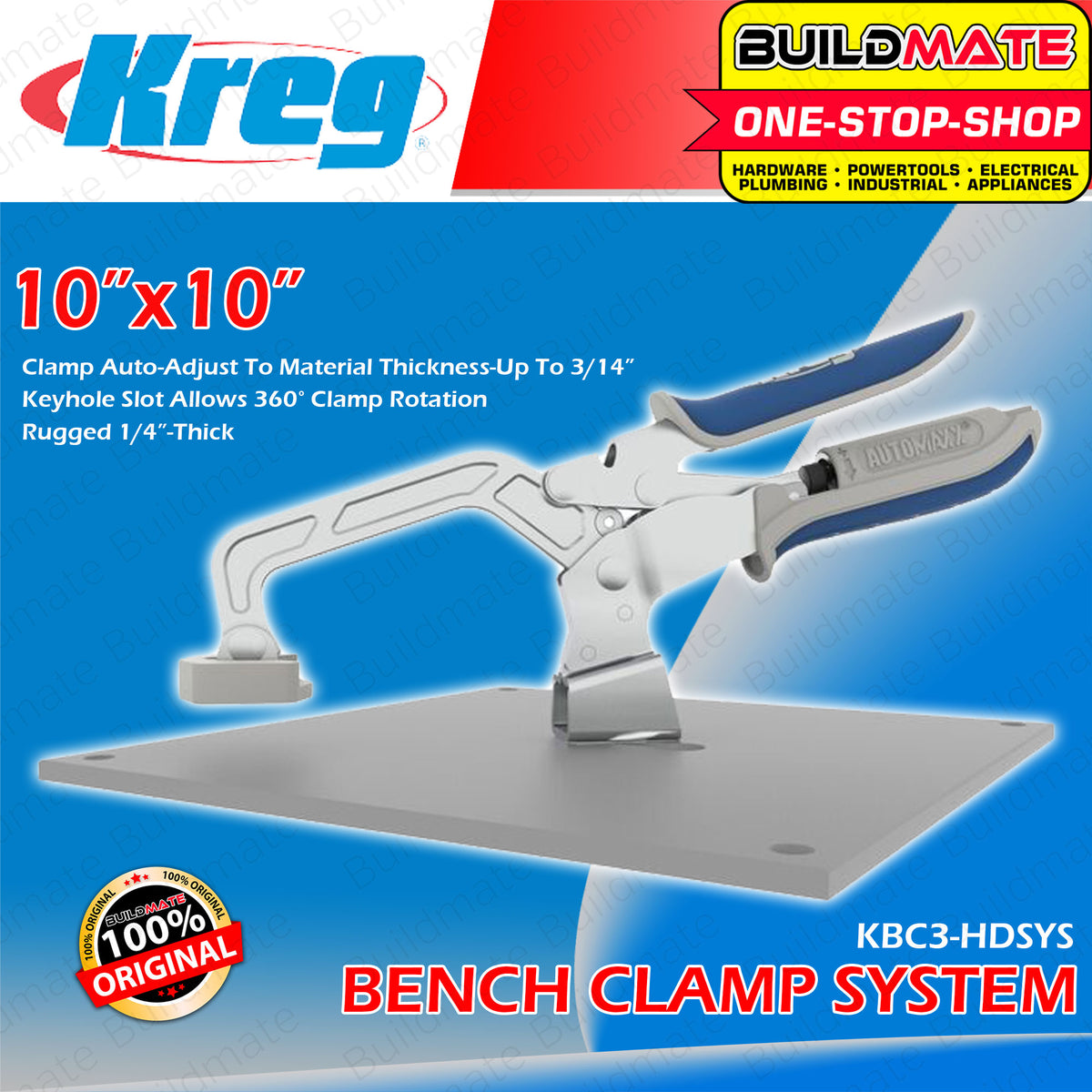 Kreg Auto-Adjust Bench Clamps
