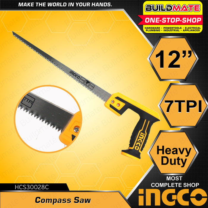 INGCO Compass Saw 12" 7 TPI HCS30028C •BUILDMATE• HT2