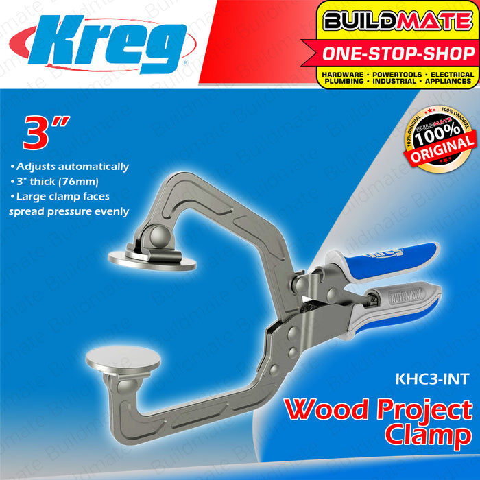 KREG Wood Project Clamp 3 KHC3-INT Woodworking DIY Tools •BUILDMATE•