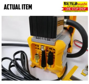 INGCO Auto Air Mini Compressor 140PSI Auto Air Compressor DC12V Total Power With Nozzle Tire Inflator Air Pump Auto Tire Pump AAC1408 | AAC1401 [SOLD PER SET] •BUILDMATE• IPT