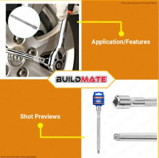 INGCO Extension Bar 1/2" 10" HEB12101 •BUILDMATE• IHT