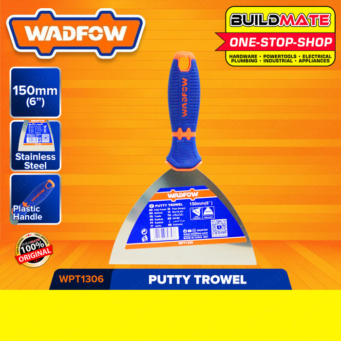 BUILDMATE Wadfow Putty Trowel Scraper 75mm | 150mm [SOLD PER PIECE] Putty Knife Spackle Knives Scrapers Trowel Metal Scraper Tool For Drywall Finishing, Plaster Scraping, Decals and Wallpaper WPT1303 | WPT1306 • WHT
