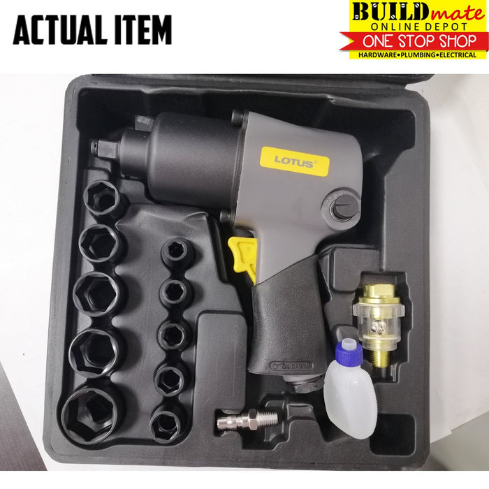 LOTUS Pneumatic Air Impact Wrench 1/2" LT12RCX •BUILDMATE• LPT