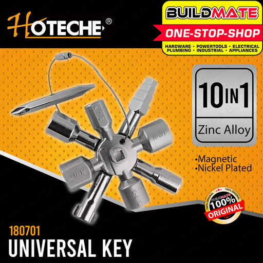 HOTECHE 10 in 1 Universal Key Hand Tools Keys HTC-180701 | 100% ORIGINAL / AUTHENTIC •BUILDMATE•