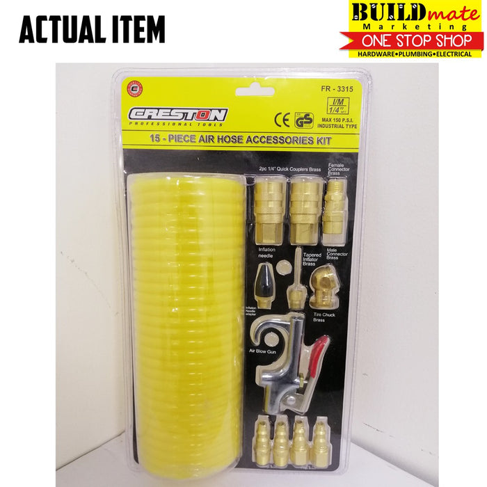 CRESTON Air Hose Accessories KIT 15pcs/SET FR-3315