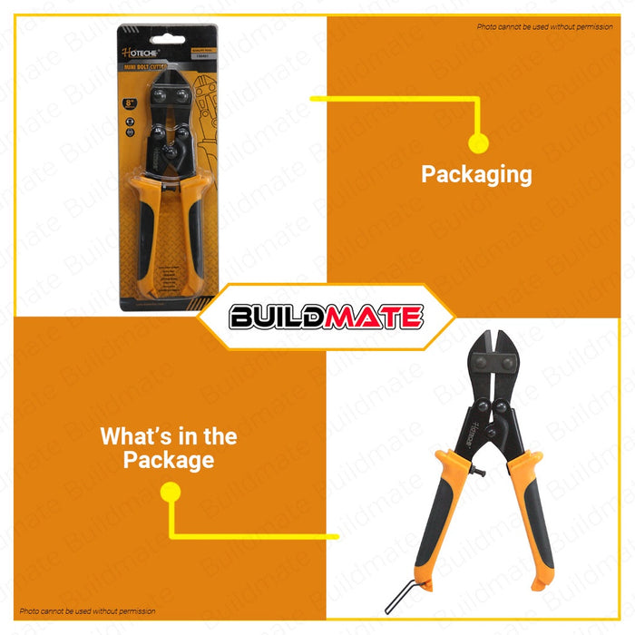 Hoteche Mini Bolt Pincer Pliers 8" inches HTC-130401 •BUILDMATE•