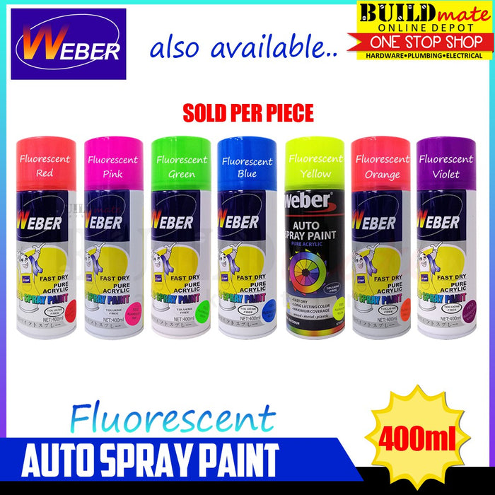 WEBER Auto Spray Paint SP-1200 HIGH HEAT BLACK