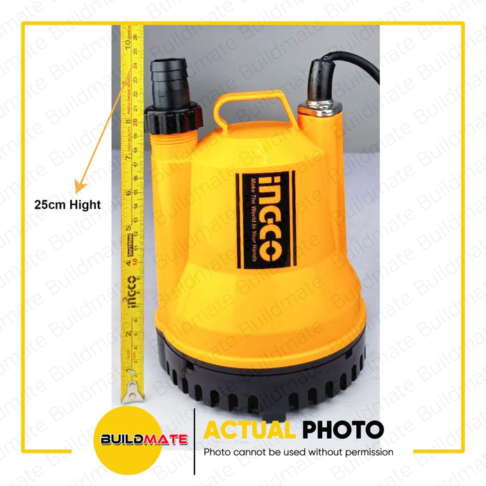 INGCO PURE COPPER 250W Submersible Water Pump 0.3 HP SPC2502-5 •BUILDMATE• IPT