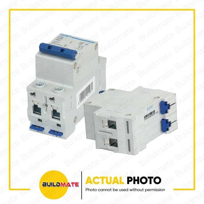 CHINT Mini Circuit Breaker for Panel Board 4.5KA MCB EB 2P C20 | C32 | C40 | C63 SOLD PER PIECE •BUILDMATE•