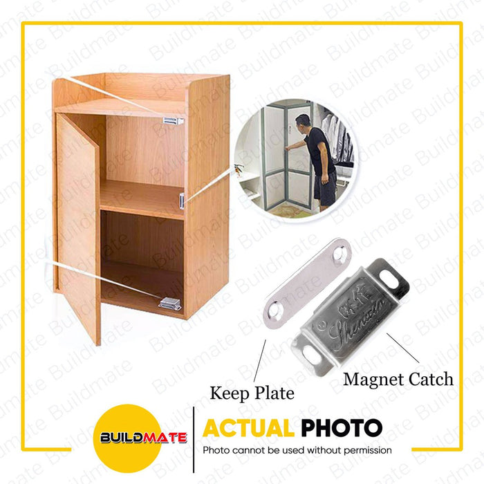 Small Stainless Steel Magnetic Catches #048 •BUILDMATE•