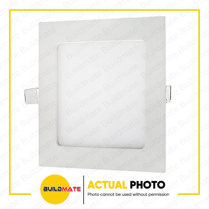 BUILDMATE Powerhouse / Lighthouse 9W 6" Inch Recessed Downlight Square Type Down Light Day Light / Warm White Panel LED Light Ceiling Light PHERP-SQR-9W-DL - PHE