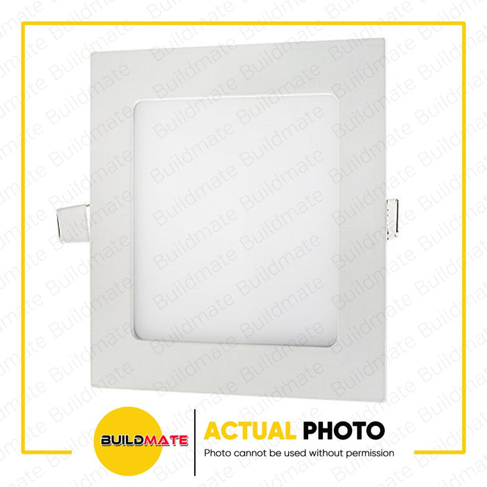 LIGHTHOUSE Recessed Downlight / Panel LED SQUARE 6" 9W DAY LIGHT | WARM WHITE •BUILDMATE• PHLH