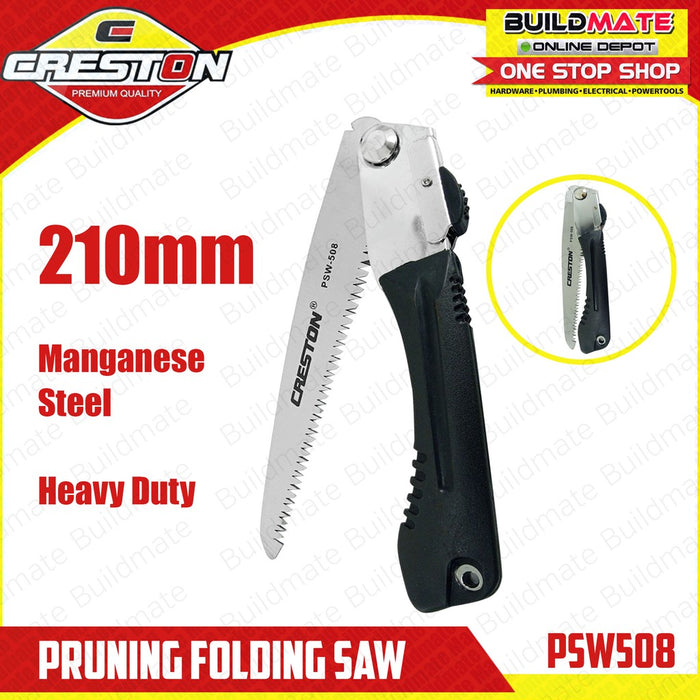 CRESTON Pruning Folding Saw 210mm •BUILDMATE•