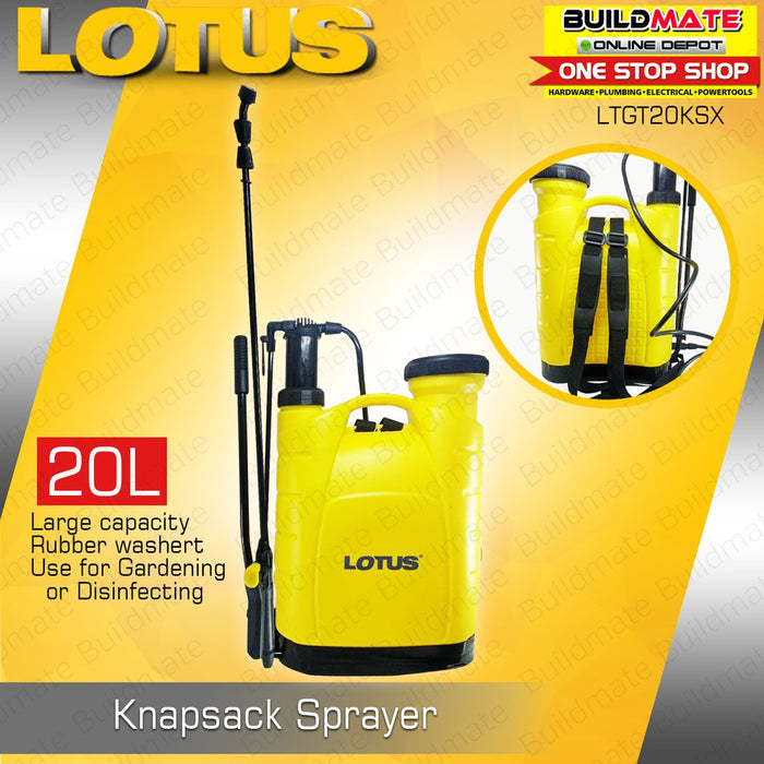 LOTUS 20L Knapsack Sprayer Manual Agricultural Garden Spray LTGT20KSX •BUILDMATE• LHT