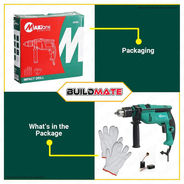 FLASH DEAL!!! MAILTANK Impact Drill 13mm 580W SH09 •BUILDMATE•