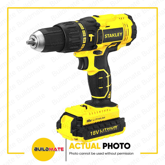 STANLEY Cordless Rotary Hammer Impact Drill Engraver 18V with Battery 1.3AH SCH20C2K-B1 •BUILDMATE•