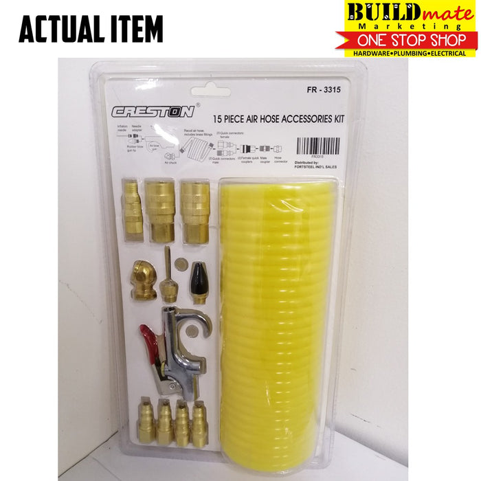 CRESTON Air Hose Accessories KIT 15pcs/SET FR-3315