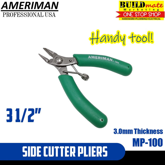 Ameriman 3 1/2" Side Cutter Pliers MP-100